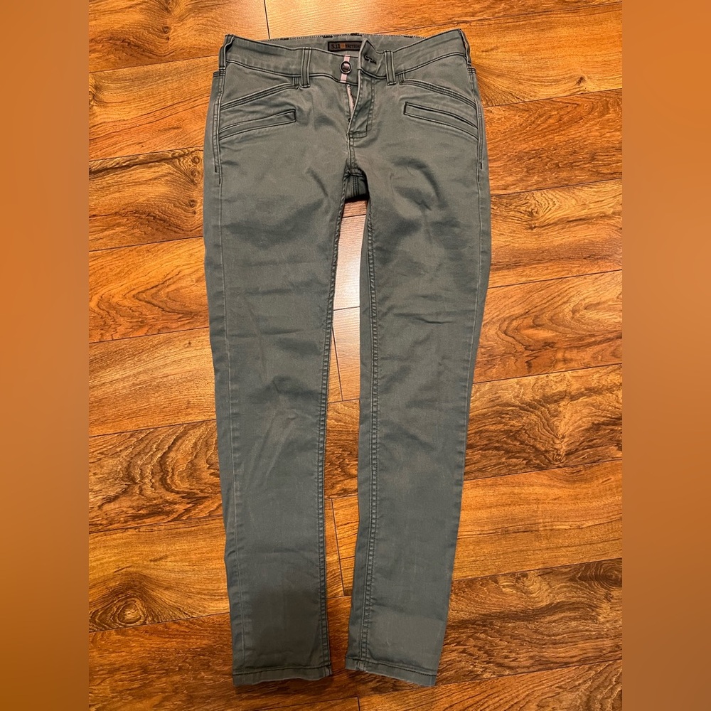 5.11 Tactical Green Tactical Women’s Jeans size 2